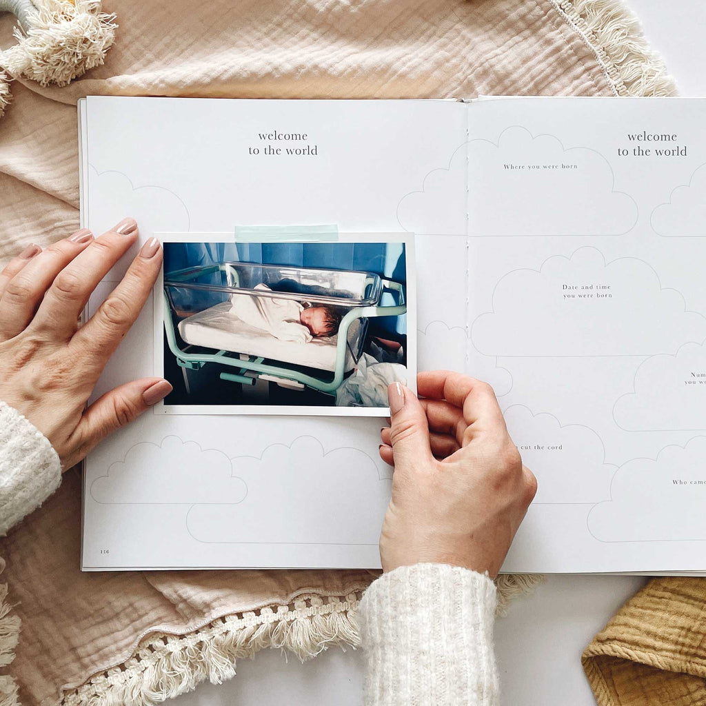 Blush & Gold -My Pregnancy Journal - Safari with Gilded Edges