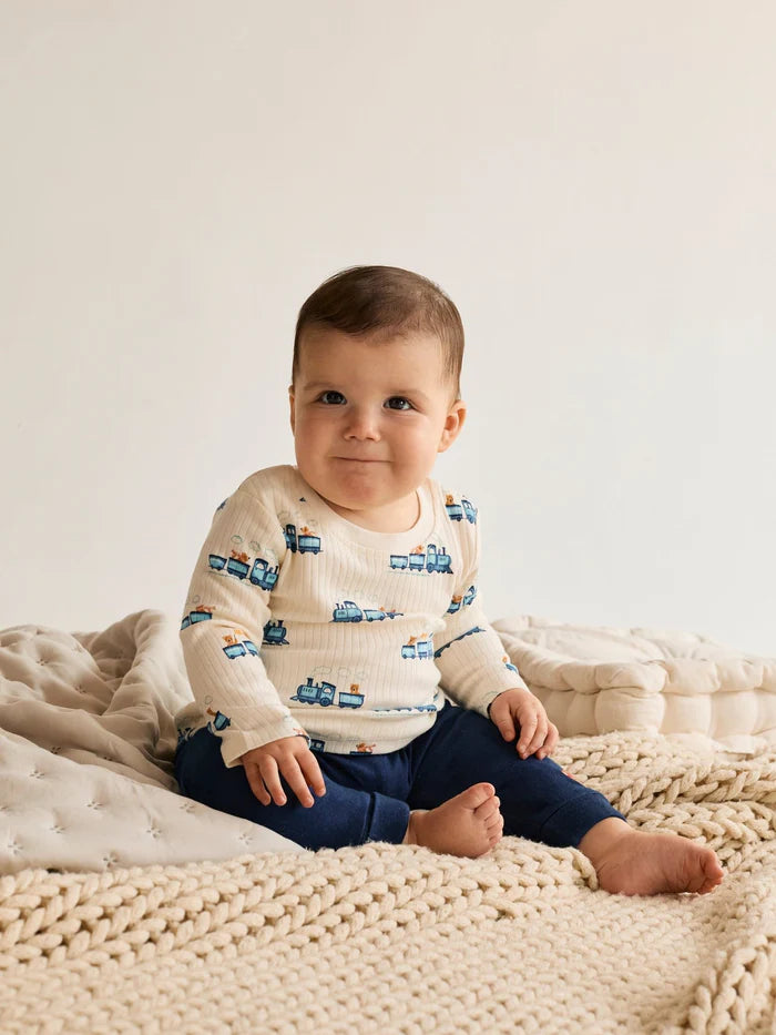 Minicuddles- Baby Boys 3pk Printed T-Shirt Multicolour- Baby at the bank