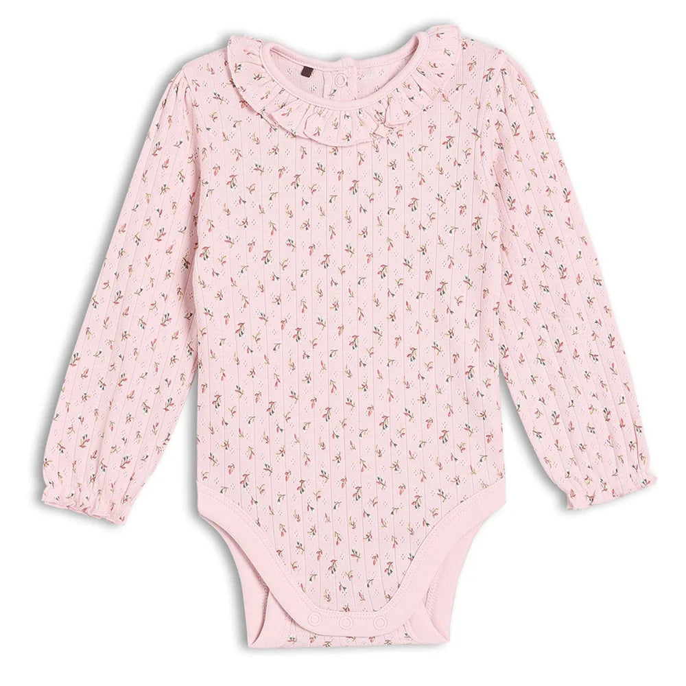 Minicuddles- Baby Girls 3pk Floral Printed Bodysuits Multicolour- Baby at the bank