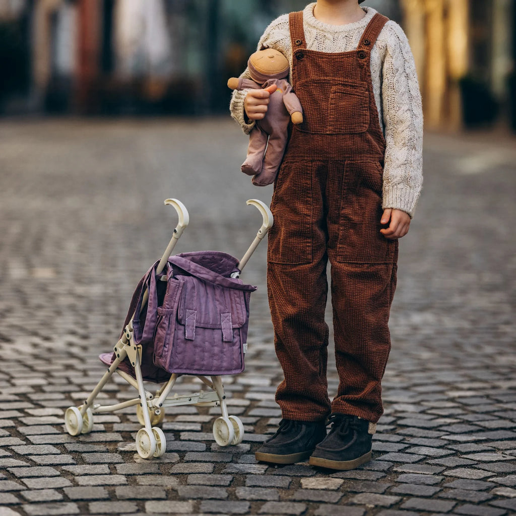 Olli Ella- Carrie Convertible Changing Bag Lavender- Baby at the bank