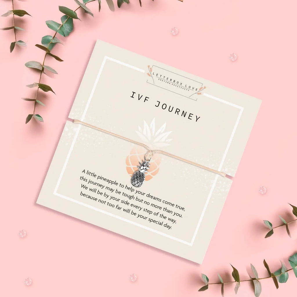 Letterbox Love- IVF Pineapple Journey Bracelet- Baby at the bank