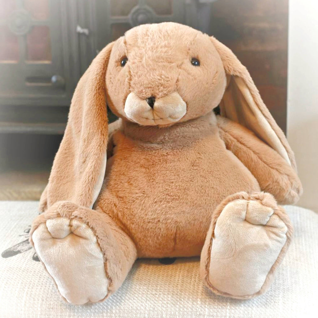 Jomanda -Bunny Soft Toy Large Brown Baby Safe Plush - 30cm