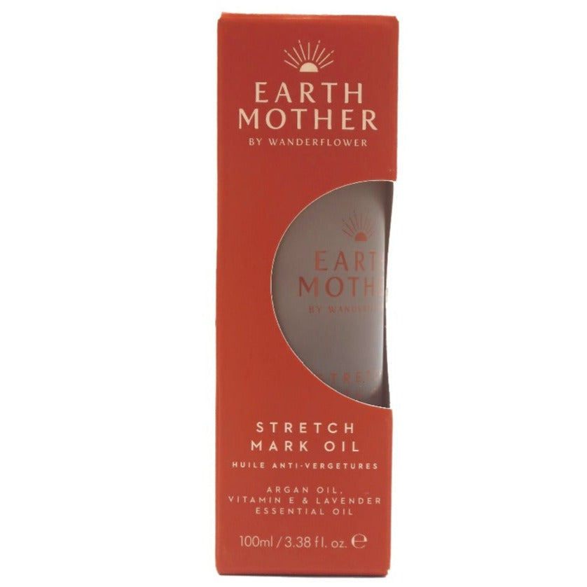 Wanderflower- Earth Mother Stretch Mark Oil- Baby at the bank