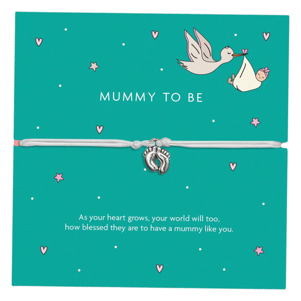 Letterbox Love- Mummy To Be Bracelet- Baby at the bank