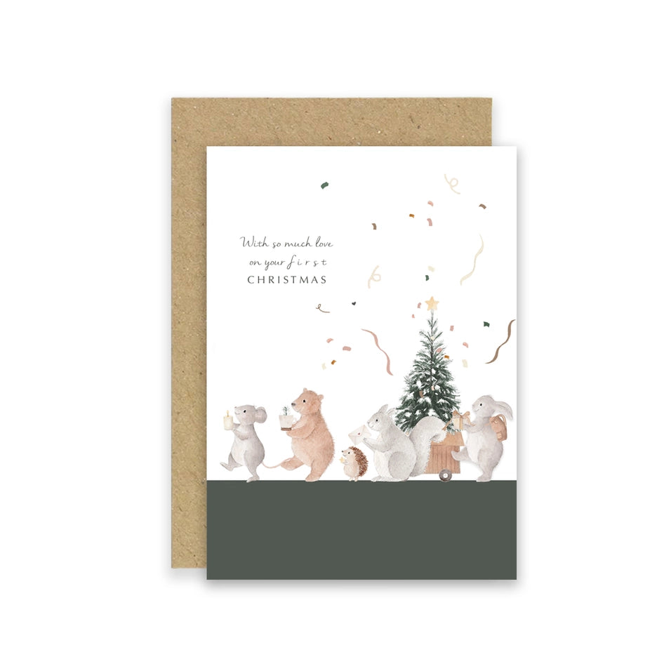 Little Roglets - With So Much Love On Your First Christmas- Baby at the bank