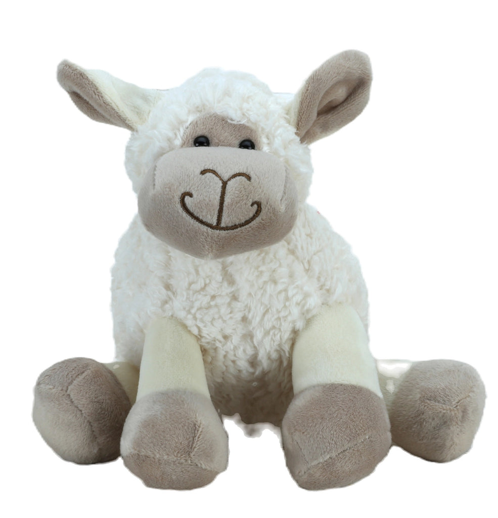 Jomanda- Sheep Small White Soft Toy Plush 18cm- Baby at the bank