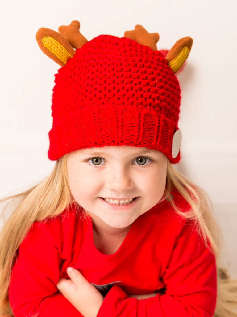 Blade and Rose- Festive Winter Hat- baby at the bank