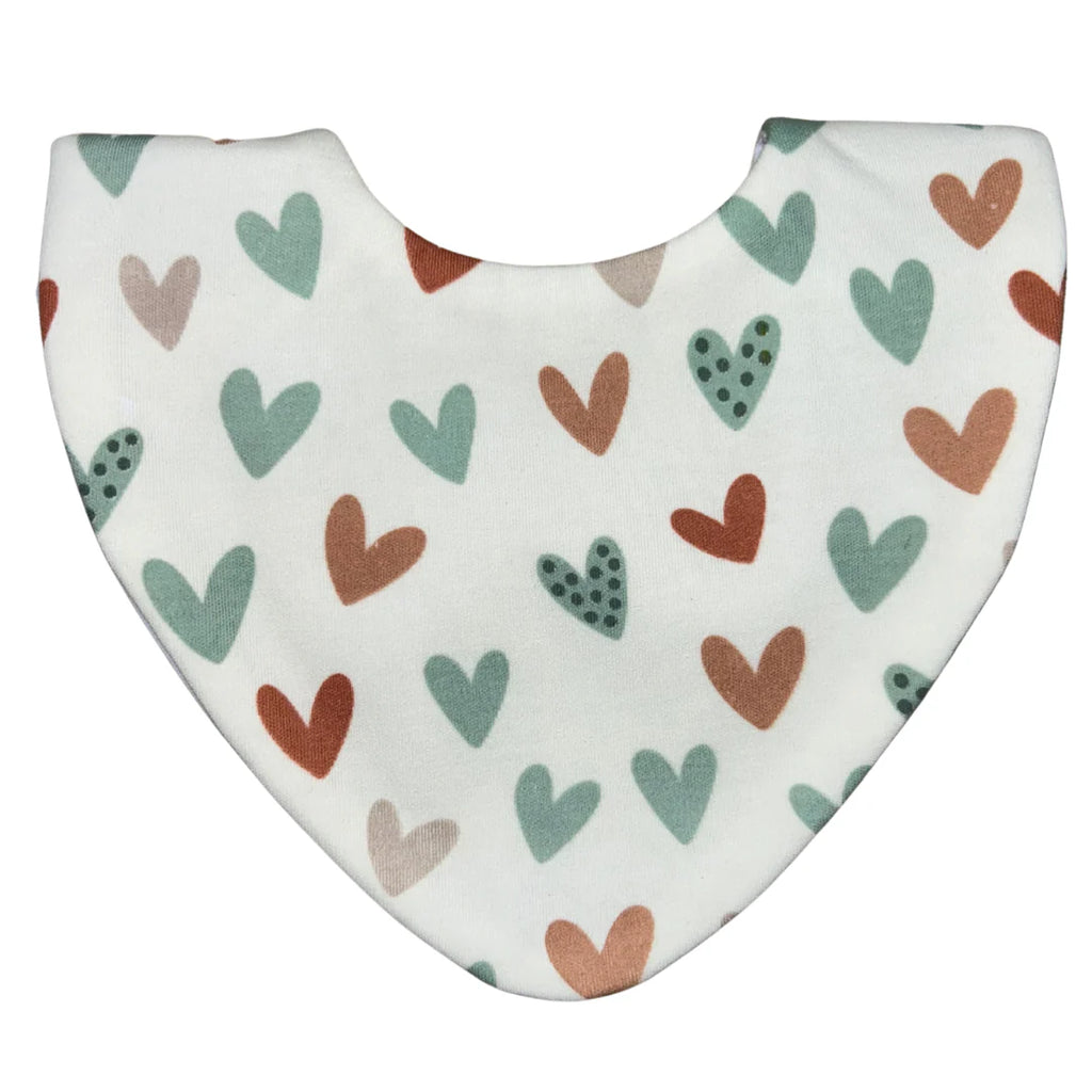 Bibbily- Strawberry & Hearts Bundle of 3 Bibs- Baby at the bank