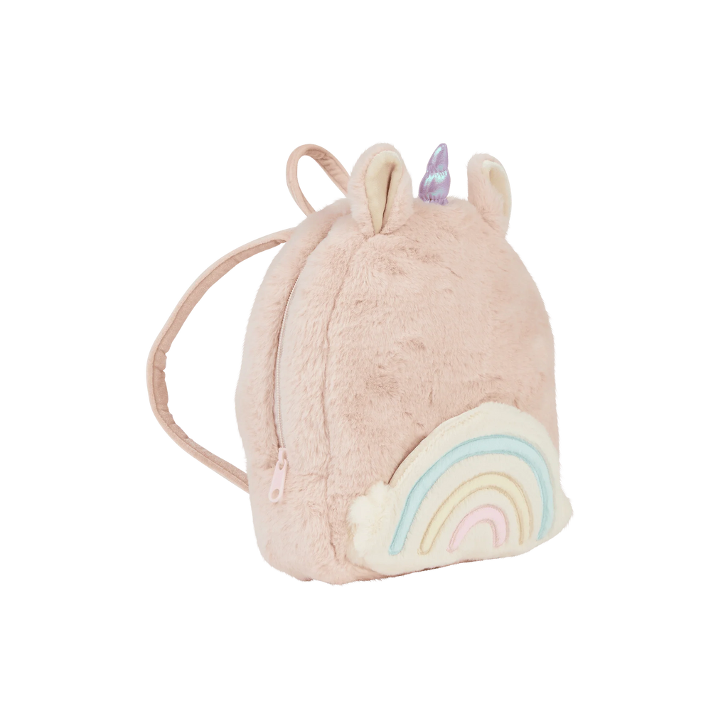 Olli Ella- Hopalong Unicorn Backpack Pink- Baby at the bank