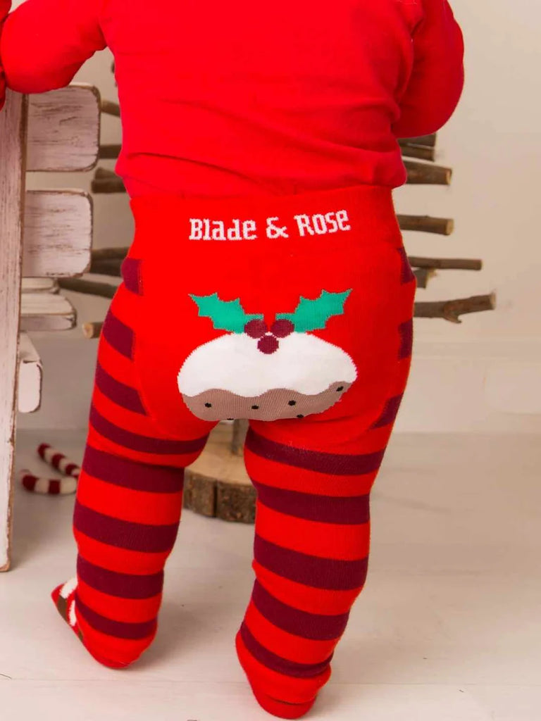 Blade And Rose- Christmas Pudding Legging- Baby at the bank