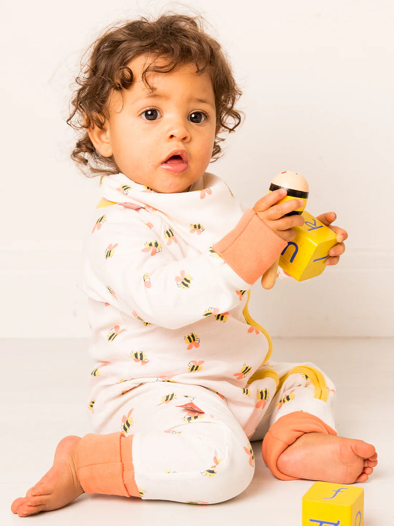 Blader and Rose - Honey Bee Zip Up Romper