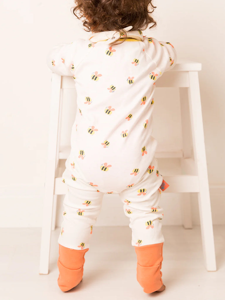 Blader and Rose - Honey Bee Zip Up Romper