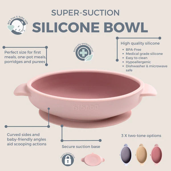 Bibado- Silicone Suction Bowl Fawn