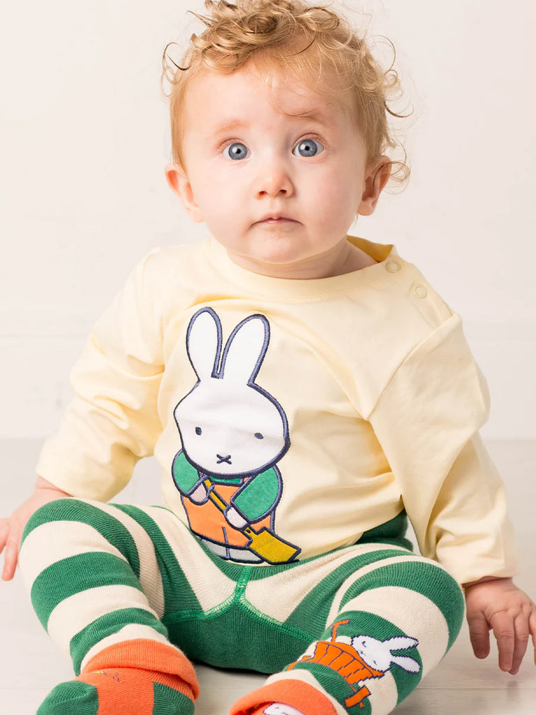 Blade and Rose- Miffy Busy in the Veg Patch Top- Baby at the bank