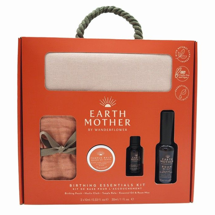 Wanderflower- Earth Mother Birthing Kit- Baby at the bank