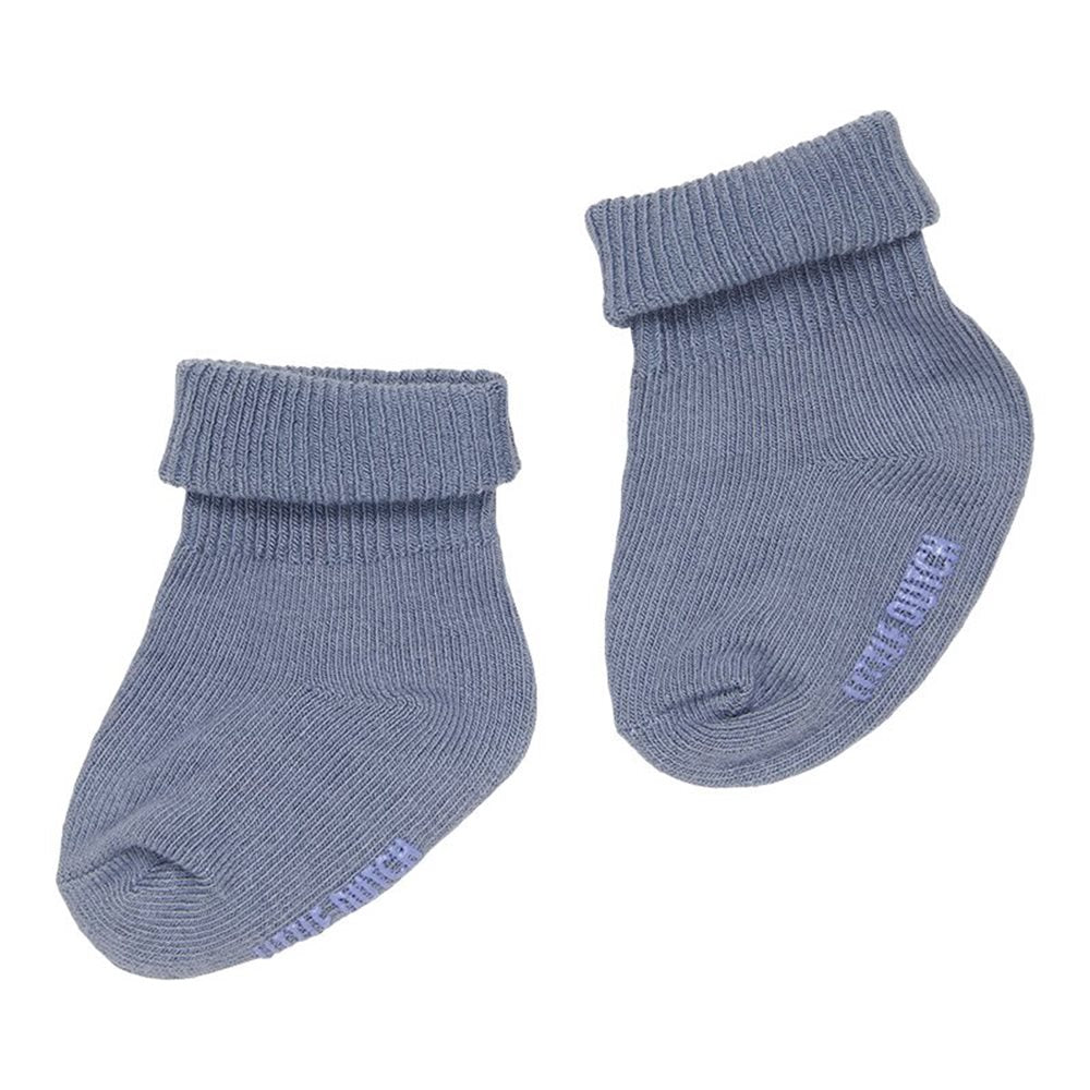 Little Dutch- Baby socks Blue- Baby at the bank
