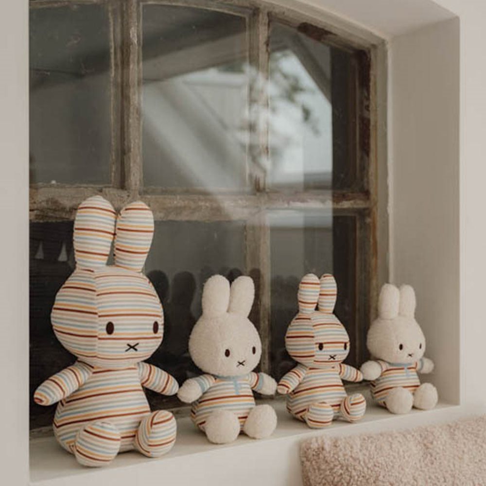 Little Dutch- Miffy Vintage Sunny Stripes 25cm- Baby at the bank