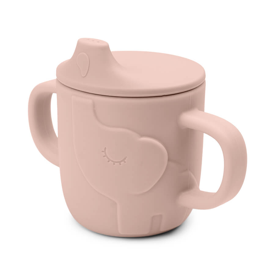 Done By Deer Peekaboo Spout Cup Elphee Powder- Baby at the bank