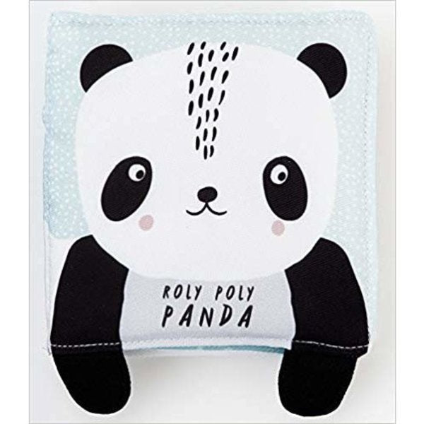 wee gallery-soft book panda-baby at the bank
