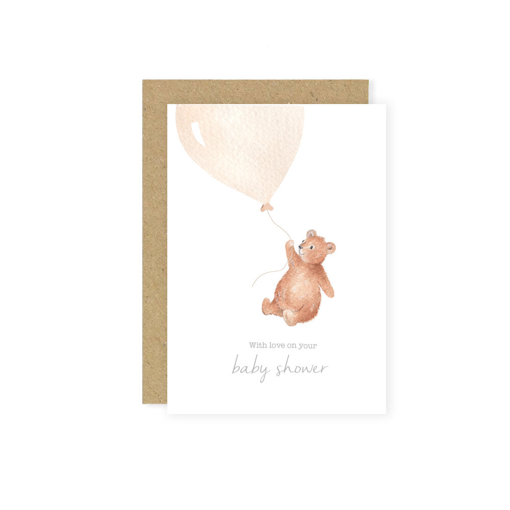 Little Roglets - Baby Shower Card- Baby at the bank