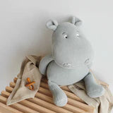 Liewood- Bo Hippo Cuddly Toy Dove Blue- Baby at the bank