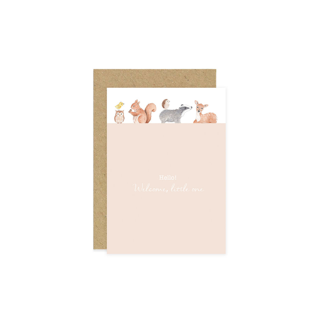 Little Roglets - Welcome Little One Woodland Animals- Baby at the bank
