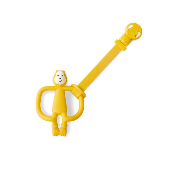 Matchstick Monkey Double Soother Clip Lion and Giraffe- Baby at the bank