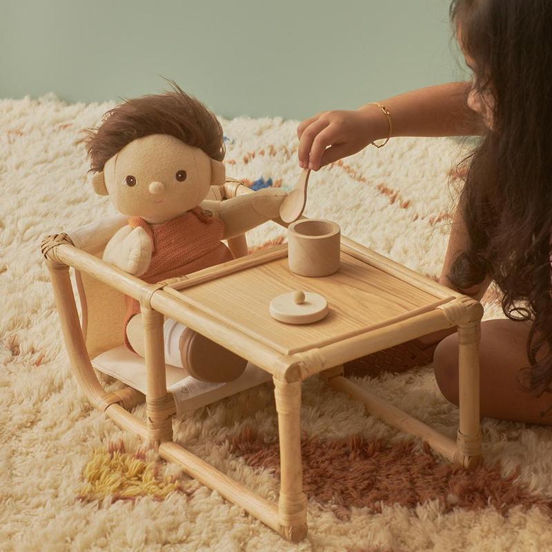 Ollie Ella - Dinkum Doll Feeding Set- Baby at the bank