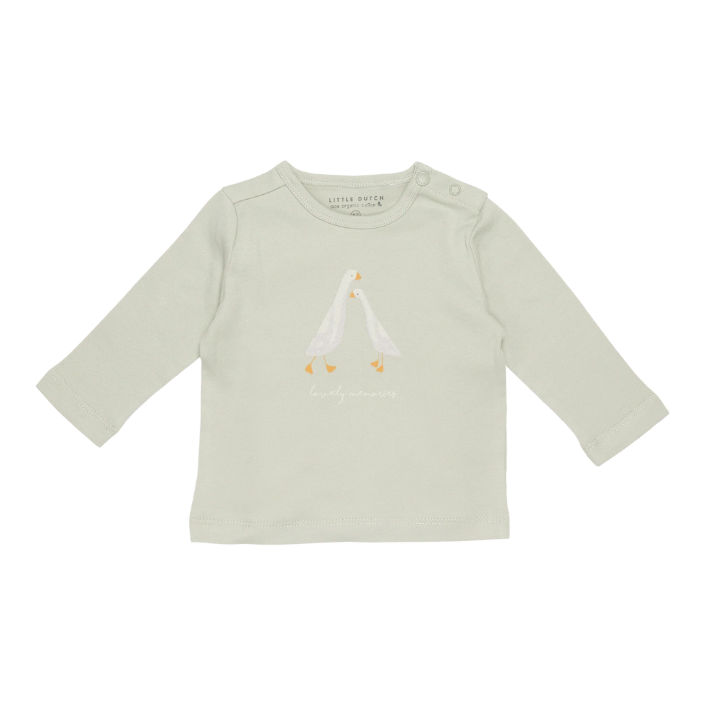 Little Dutch- Long Sleeve Little Goose Lovley Memories Top- Baby at the bank