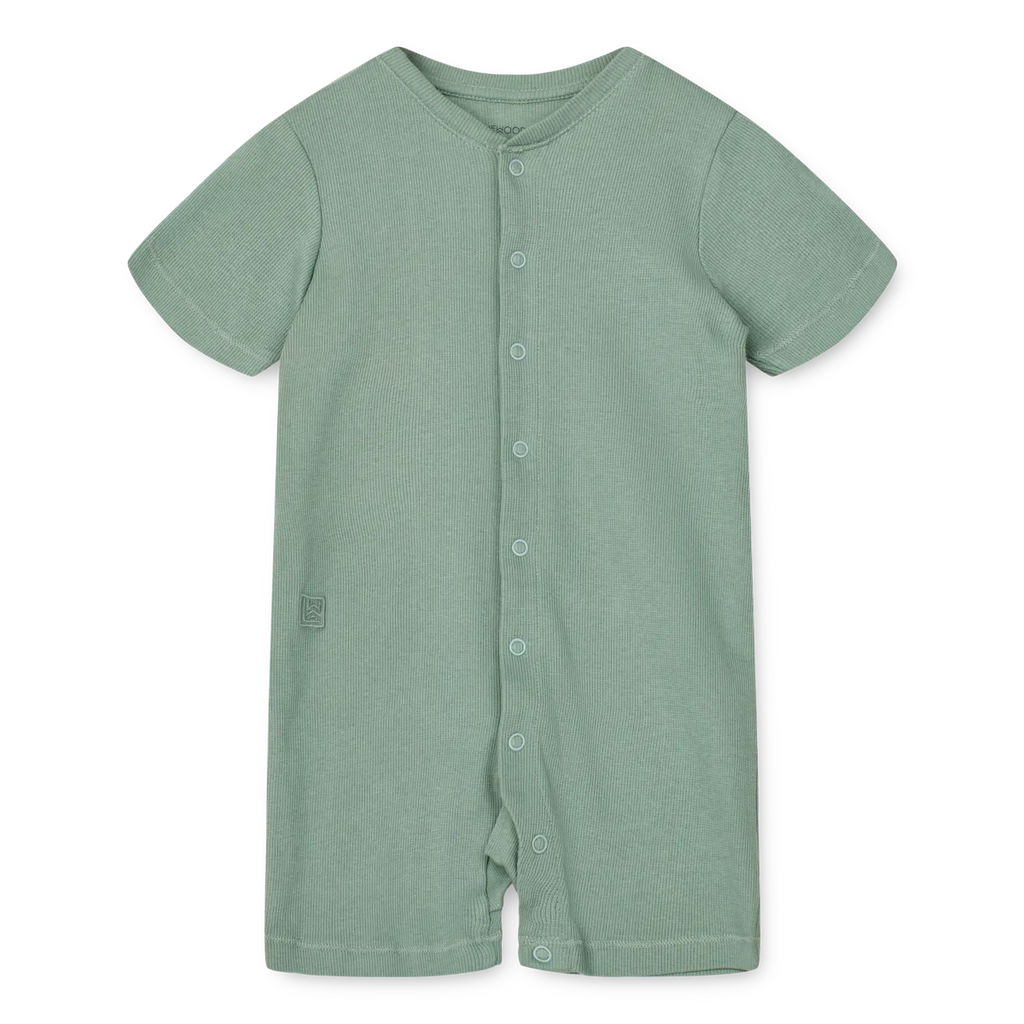 Liewood- Bilbao Pyjamas Romper Peppermint- Baby at the bank