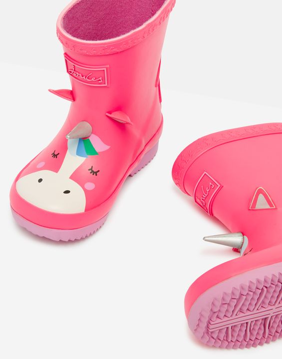 Joules Unicorn Baby Welly- Baby at the bank